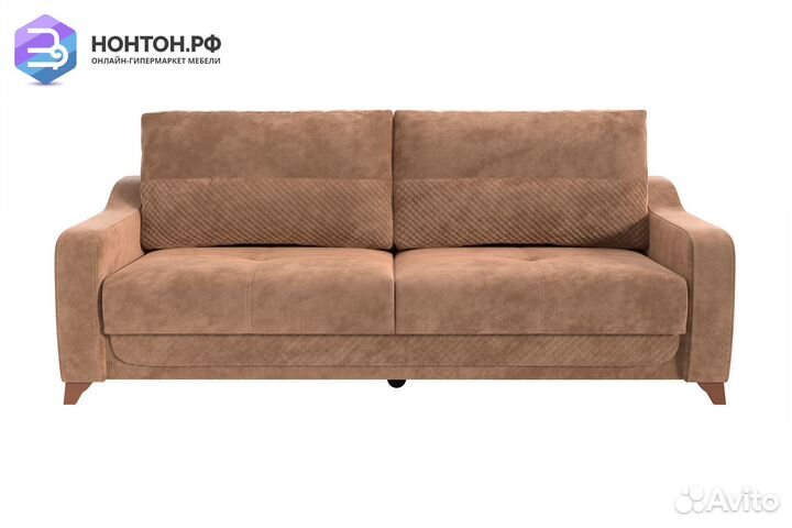 Диван книжка Дуглас 3-х местный светло-коричневый