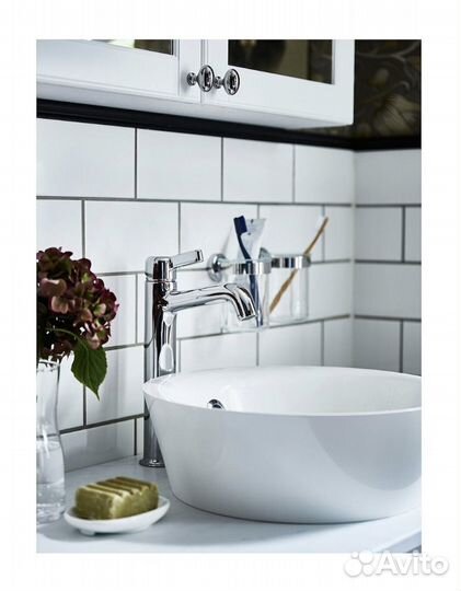 Смеситель икеа хром, новый