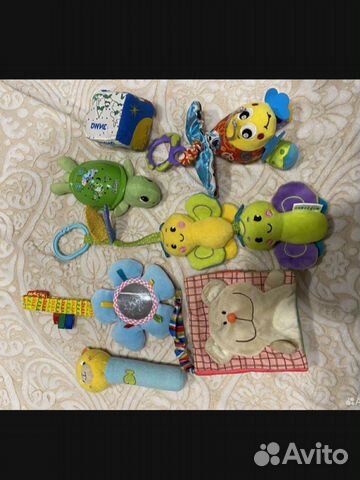 Игрушки для новорожденных мягкие развивающие