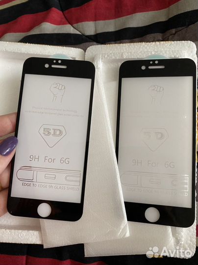 Защитное стекло iPhone 6 или 6s, XR, 11