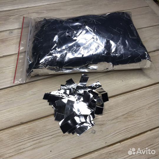 Конфетти серебро купить