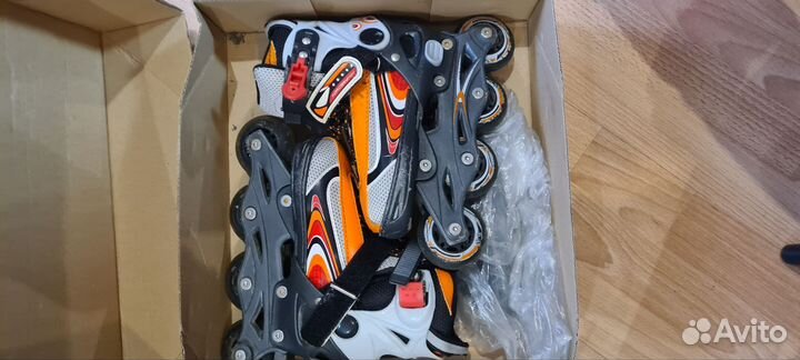 Коньки детские раздвижные 33 36