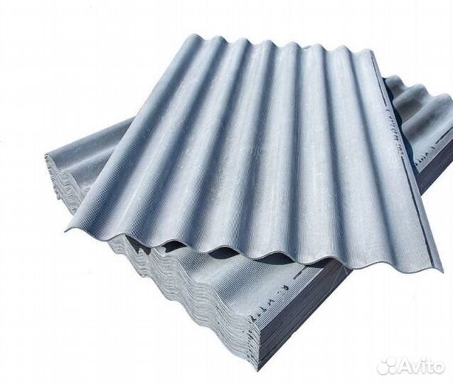 Шифер 7 волновой ГОСТ, доставка, В наличии