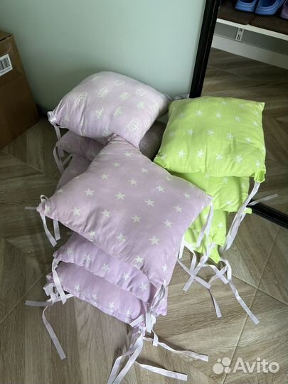 Бортики в детскую кроватку