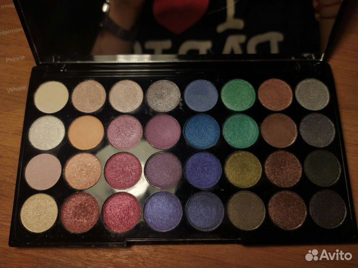 Палитра теней, makeup revolution