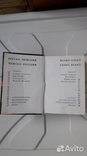 Чешско-русский, русско-чешский карманный словарь