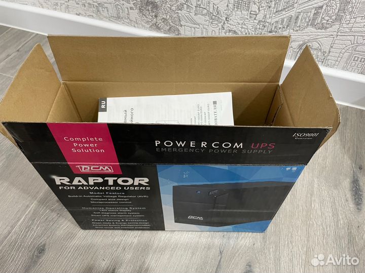 Ибп Powercom Raptor RPT-600A