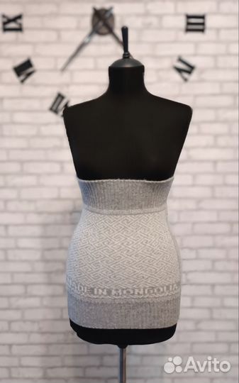 Пояс согревающий из 100% монгольской шерсти серый