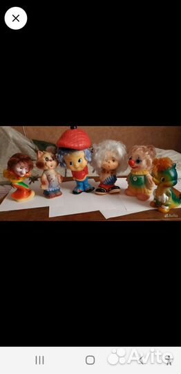 Резиновые игрушки для купания и коллекции