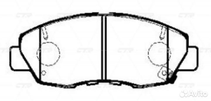 CTR GK0383 (старый номер ckho-66) Колодки тормозны