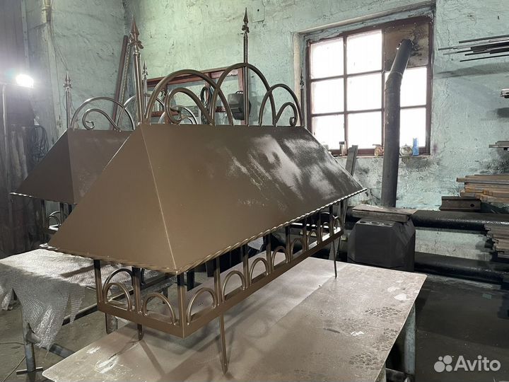 Дымник кованый 1285х380