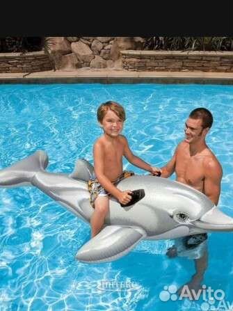 Дельфин надувной intex