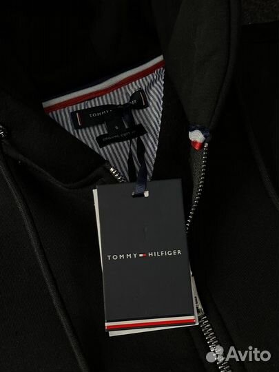 Зип худи Tommy Hilfiger с флисом мужское