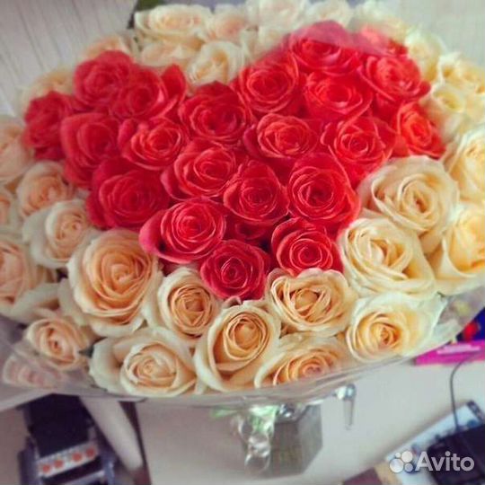 Цветы розы букет