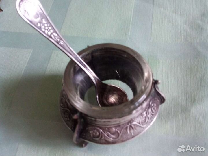 Солонка мельхиор СССР