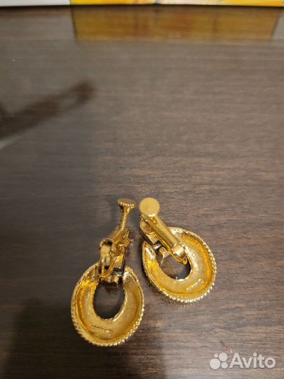 Серьги клипсы napier винтаж