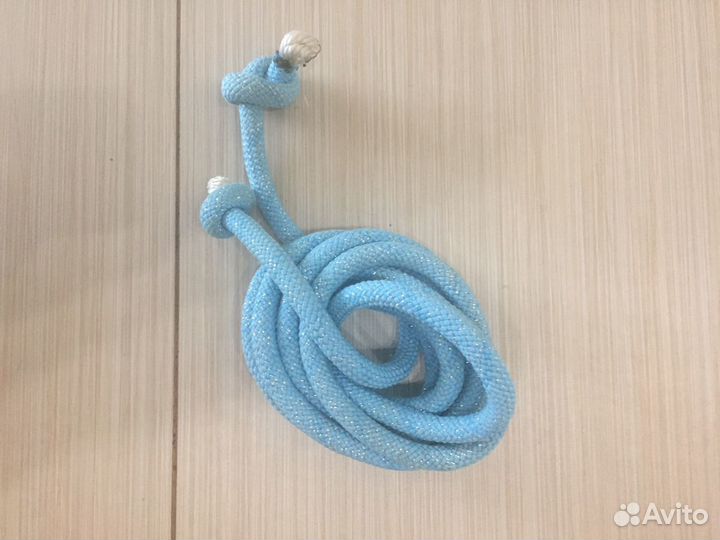 Скакалка гимпастическая голубая 268