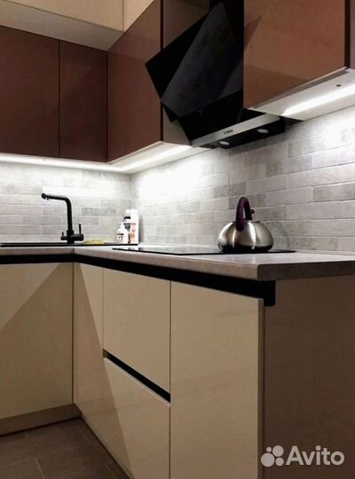 Современная кухня на заказ мдф фасады