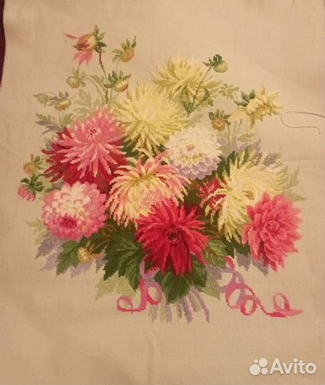 Картина вышитая крестом готовые работы в асс