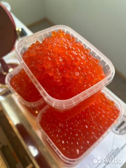 Красная икра горбуши, кеты, кижуча