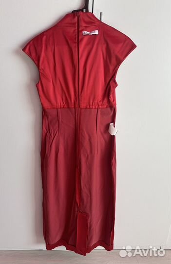 Bessini платье красное XS S