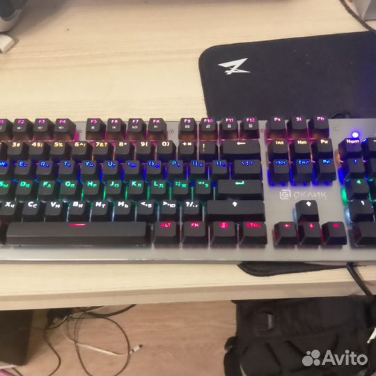 Механическая игровая клавиатура оклик