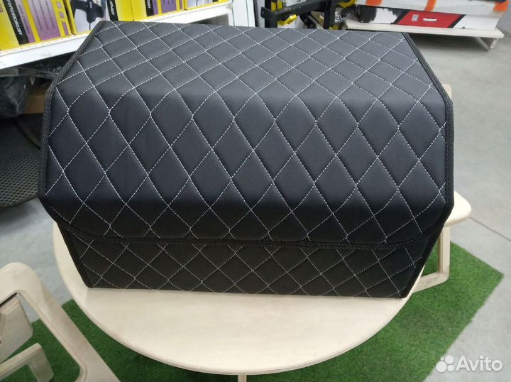 Сумка в багажник из Эко кожи с ромбом