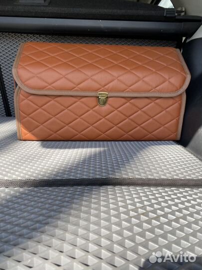 Саквояж в багажник авто оранжевый 50см