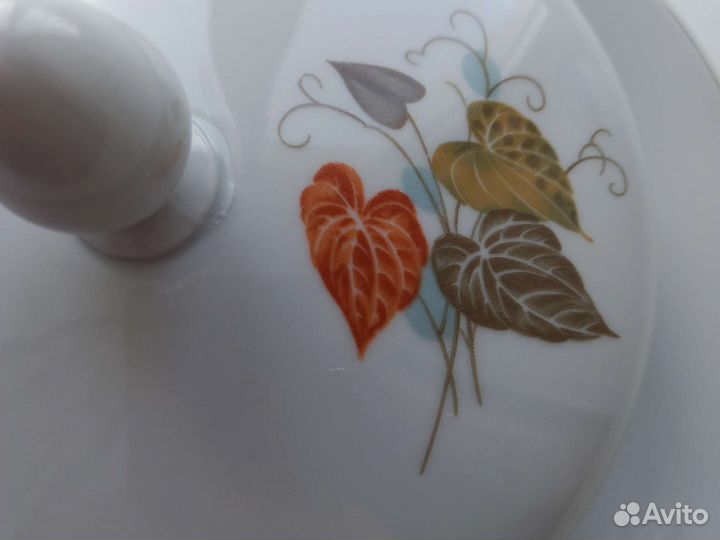 Масленка фарфор гдр новая