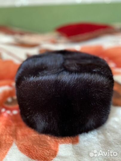 Норковая шапка мужская