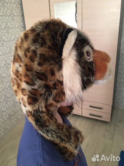 Шапка детская - леопард