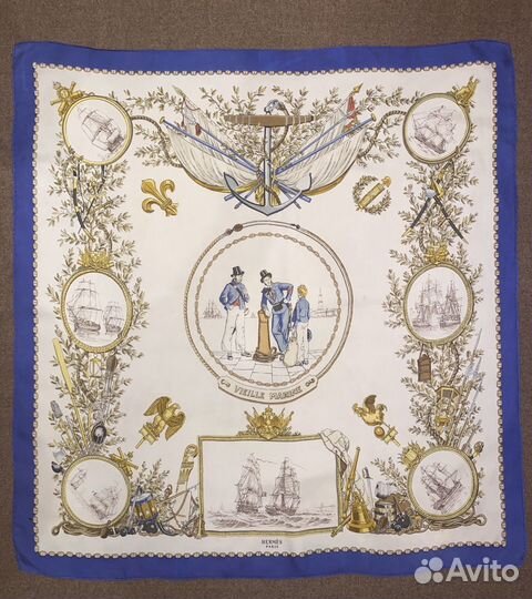 Винтажный Платок Hermes винтаж оригинал