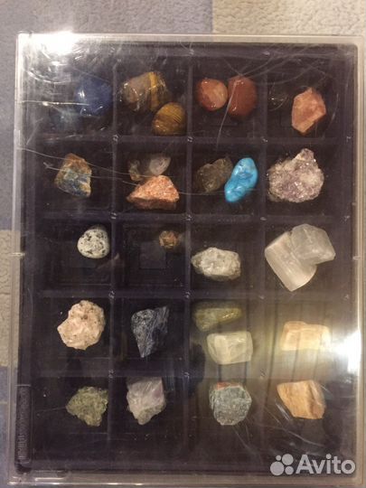 Коллекция камней и минералов набор СССР