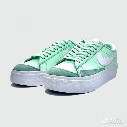 Кроссовки Nike Blazer Low 77 Mint / White Wmns