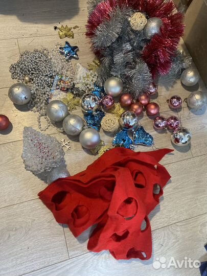 Новогодние украшения пакетом