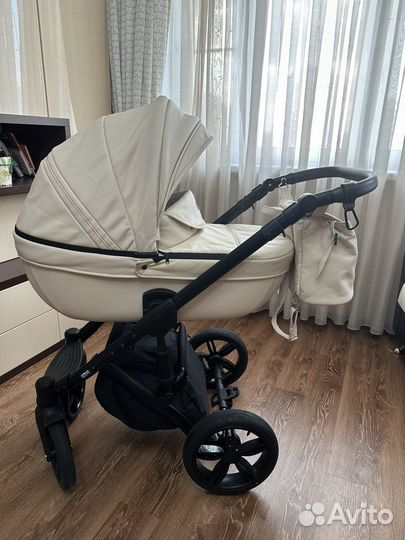 Коляска verdi mocca 3 в 1 эко кожа