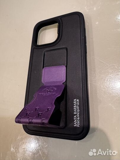 Кожаный чехол на iPhone 14 pro max