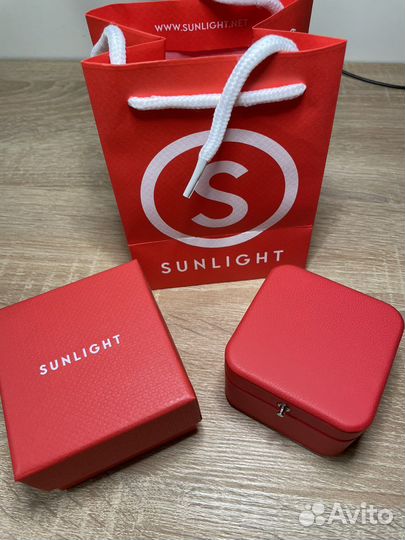 Серьги подвеска Sunlight серебро новые