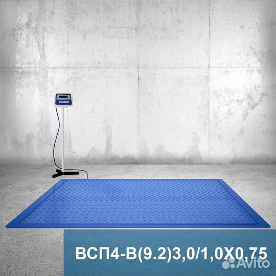 Весы платформенные всп4 3000.2В9 1000* 750