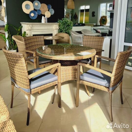 Мебель из искусственного ротанга для ресторанов, к