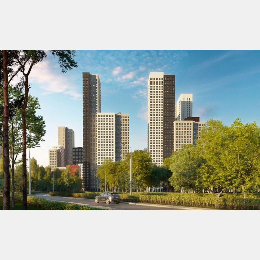 2-к. квартира, 56,6 м², 12/43 эт.