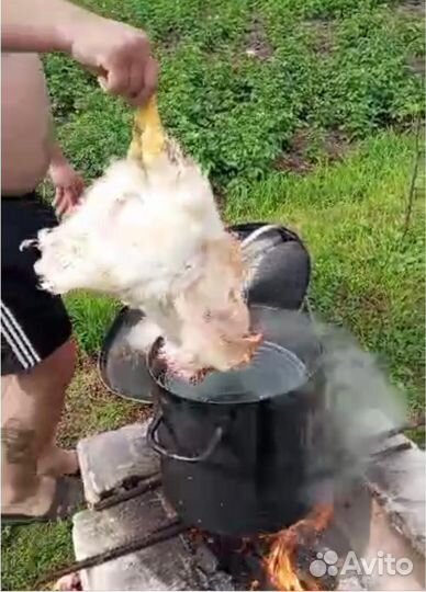 Воск для удаления пера птицы