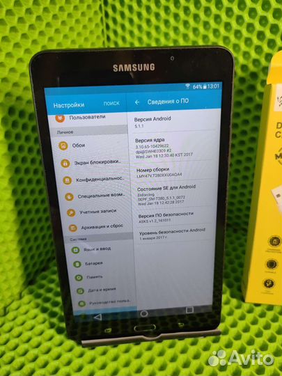 Планшет Samsung galaxy tab a6 android 5.1.1