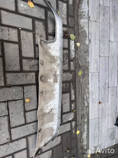 Накладка на задний бампер kia x-line