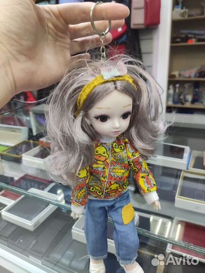 Кукла -брелок (коллекция модниц)