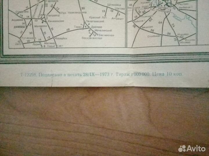 Карта железных дорог СССР