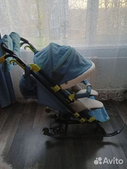 Санки коляска ника кидс
