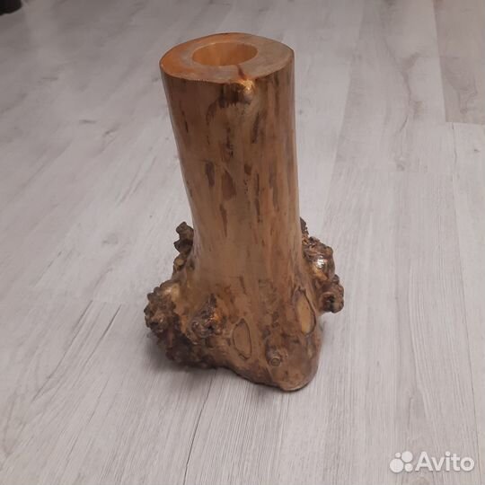 Ваза из карельской березы