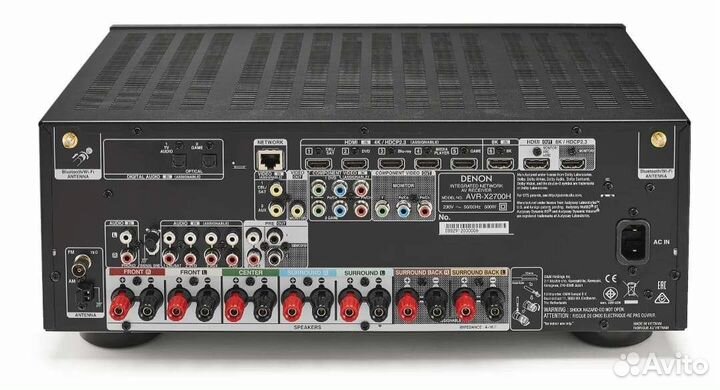AV ресивер denon AVR-X2700H черный