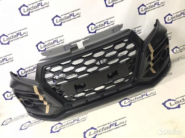 Бампер Веста передний Х муг